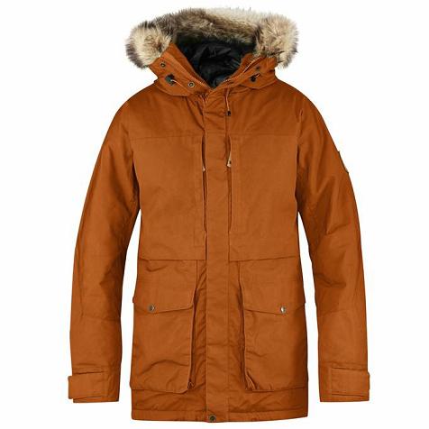 Fjallraven Barents Parkas Yellow Singapore For Men (SG-594512)